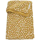 Meyco Baby Cheetah velvet ledikant deken - honey gold - 100x150cm