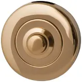 Hardbrass Beldrukker Artax rond - PVD messing