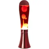 Balvi lava lamp Magma rood aluminium - Rood / 45 x 12 x 12 cm / Aluminium