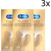 Durex Condooms Nude 10st - 3 Stuks - Voordeelverpakking