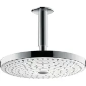 Hansgrohe Raindance Select S 240 2jet Hoofddouche - Plafondmontage - Chroom / Wit