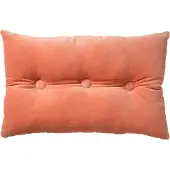 Dutch decor - VALERIE - Sierkussen 40x60 cm - velvet - met knopen - Muted Clay - roze