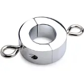 XR Brands Ball Trap - Metal Ball Stretcher silver