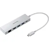 Samsung EE-P5400 multipoortadapter, USB-C 3.0 - 2x USB-A, 1x USB-C 100W PD, 1x HDMI 4k/60Hz, 1x RJ45 1000Mbit/s