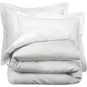 De Witte Lietaer Dekbedovertrek Bumblebee White Silver Percal-260 x 200 / 220 / 240 cm | Extra Breed