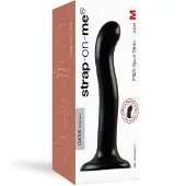 Strap-On-Me - G-spot En P-spot Dildo - Zwart - Maat M