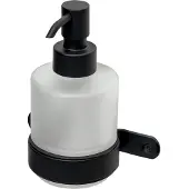 Haceka IXI zeepdispenser zwart mat