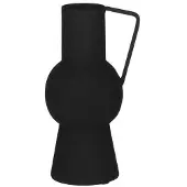Mica Decorations Mauri vase black - l13xw10,5xh23cm (zwart)