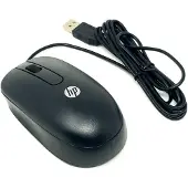 HP Muis - optisch - bedraad - USB (Bedraad), Muis, Zwart