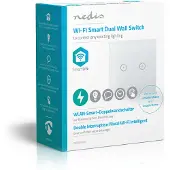 Nedis Smart Wandschakelaar | Duo | Max. 300W | Wit