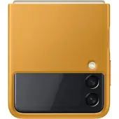 Samsung Galaxy Z Flip 3 Back Cover Leer Geel