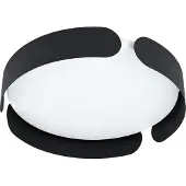 Eglo Zwarte plafondlamp Valcasotto Ø 37cm