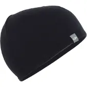 Icebreaker Muts Pocket Hat Black Gritstone Heather