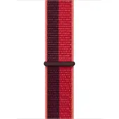 Apple Watch 42/44/45 mm Nylon Sport Loop Horlogeband RED
