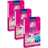 Vitakraft Cat Liquid Snack 6 stuks - Kattensnack - 3 x Zalm