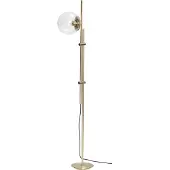 Hubsch Vloerlamp metaal/glas - messing