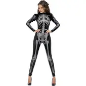 Smiffys Costume fever justaucorps squelette s