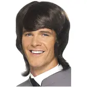 Smiffy 60s pruik man bruin