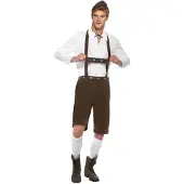 Smiffy Bierfeest verkleedkostuum heren bruin