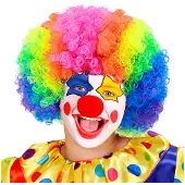 Widmann Pruik Clown Multikleuren