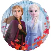 Ballongkungen AB Balloon Satin Standard Round Frozen 2 Satin S60 met verpakking