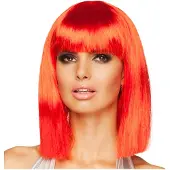 Boland Pruik dance neon rood