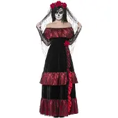 Smiffys Charmant Day of the Dead bruid jurkje