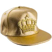 Espa Ruige baseball pet goud met kroon