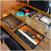 Mikamax Retro Placemat - Vintage - Set van 4 - 45x28cm