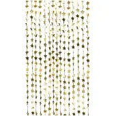 Ginger Ray Deurgordijn sterren goud 120x200cm