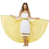 Smiffys Luxe griekse cape (Goud)
