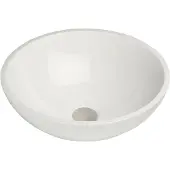 Ben Rodena ronde waskom Ø40x15cm mineraalmarmer glanzend wit