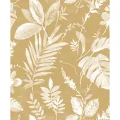 Dutch Wallcoverings Eden bladeren oker - L98902