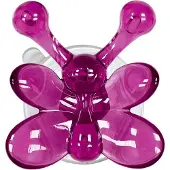 Kleine wolke Butterfly Lisa wandhaken 7x7,5 cm, cassis