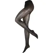 Falke Panty Snow Ribbon dames 41201 - Zwart 3009 black Dames - S-M