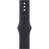 Apple Watch 42/44/45 mm Siliconen Horlogeband Sport Middernacht