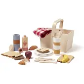 Kids Concept Speelgoedeten - Picknick Set - Hout - - OneSize - Speelgoedeten