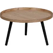 Woood Mesa Bijzettafel L - Hout - Naturel - 34xØ60