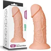 Lovetoy Dildo 24 cm Vaalea imukupilla