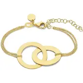 Casa Jewelry Armband Lola S van zilver goud verguld