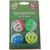 Boon Kattenspeelgoed Bal Met Bel 4 Stuks