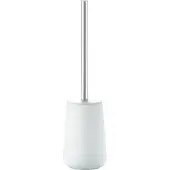Zone Nova Toiletborstel met Houder - WC Borstel Vrijstaand - Toilet & Badkamer Accessoires - Porselein - 37 x 10,3 cm - Wit