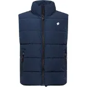 Superdry mouwloze donsjas voor heren met vintage logo
