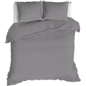 Romanette Dekbedovertrek Visconti Antra Wit Flanel-140 x 200 / 220 cm | 1-Persoons
