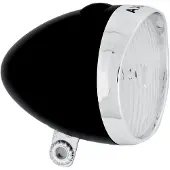 Axa Retro LED fietskoplamp - zwart - 4 lux - 50 uur batterijduur