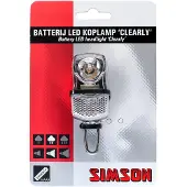 Simson Compacte LED koplamp - 7 LUX - Voorvorkmontage - Inclusief AAA batterijen