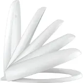 Schutte WC-Bril 10220 DUROPLAST - Antibacterieel - Soft Close - Gelakt - Wit