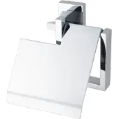 Haceka Toiletrolhouder Edge met Klep Chroom