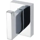 Haceka Edge enkele handdoekhaak chroom