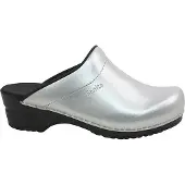 Sanita Klomp Women Original Sonja PU Open Silver-Schoenmaat 40